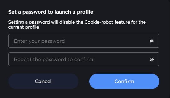 set password