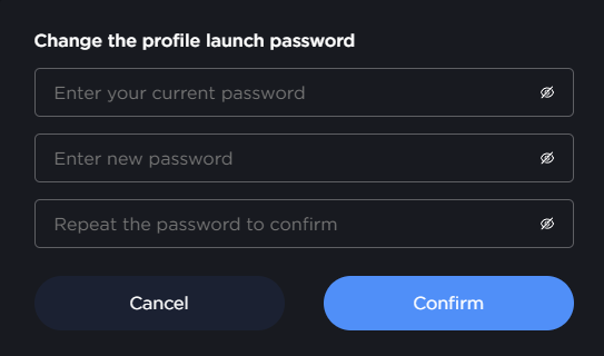 Changing your password
